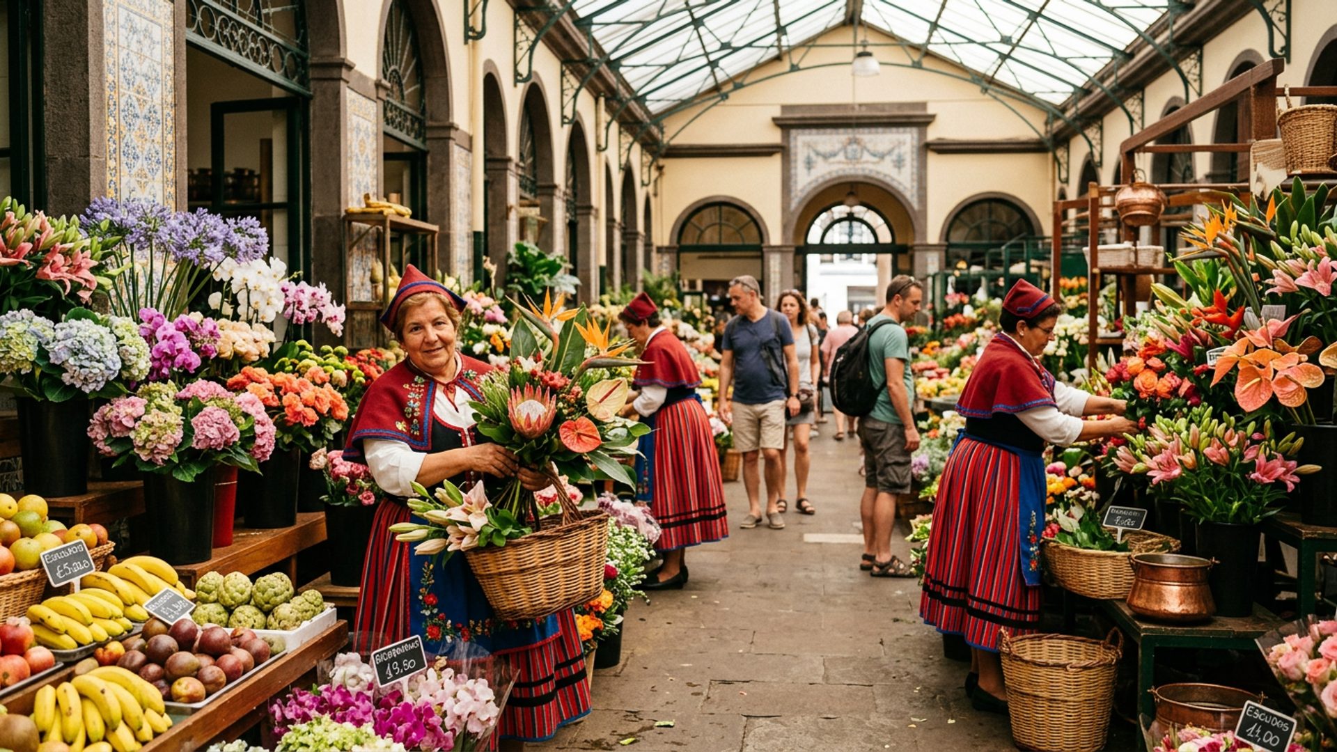 Funchal Old Town & Market Morning